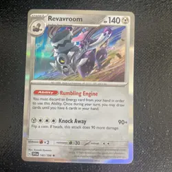 Revavroom 142/198 Holo NM/M Scarlet and Violet Pokemon Card - Image 1