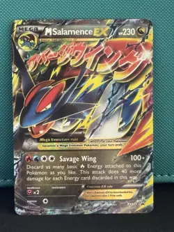 M Salamence EX XY171 Holo Black Star Promo Pokemon Card STANDARD SIZE - Image 1