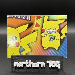 topps Pokemon TV Animation Edition Series 3 Rainbow Foil P04 Pikachu Puzzle - Image 1