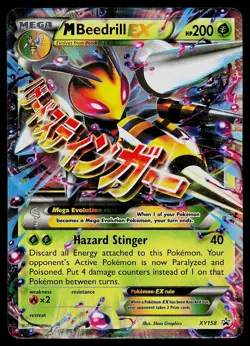Pokemon Card - M Beedrill EX XY Promo XY158 Holo Promo - Image 1