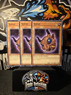 3x LDS3-EN047 Supay Common 1st Edition YuGiOh Playset - Image 1