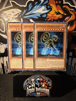 3x LDS3-EN040 Earthbound Immortal Cusillu Common 1st Edition YuGiOh Playset - Image 1