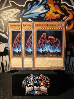 3x LDS3-EN043 Earthbound Immortal Uru Common 1st Edition YuGiOh Playset - Image 1