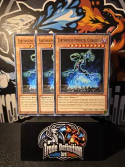 3x LDS3-EN042 Earthbound Immortal Ccarayhua Common 1st Edition YuGiOh Playset - Image 1