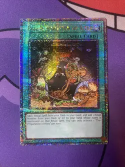 Pre-preparation Of Rites Quarter Century Secret Rare Near Mint Yugioh - Image 1