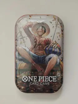 Bandai One Piece Card Game Tin Pack Set Vol.2 Luffy Artwork SEALED NEVER OPENED - Image 1