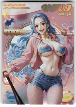 NEFERTARI BORN FOR BASEBALL SR SR-30 Stallaris One Piece Anime Collectible Card - Image 1