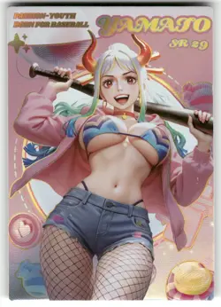 YAMATO BORN FOR BASEBALL SR SR-29 Stallaris One Piece Anime Collectible Card - Image 1
