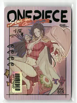 BOA HANCOCK DSC DSC-015 START THE GREAT ROUTE HOLO One Piece Collectible Card - Image 1