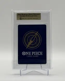 Bandai One Piece Carrying on His Will Monkey.D.Luffy OP13-118 SEC Foil BGS 10 - Image 2