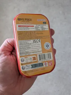 One Piece Card Game Tin Pack Set Vol. 2 - TS-02 - Monkey D. Luffy - New & Sealed - Image 2