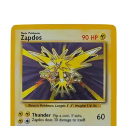 Pokemon Zapdos Holo Rare Trading Card 1999 Wizards Base Set 2 16/102 - Image 4