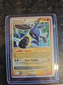 Lucario LV.X DP12 Holo Diamond and Pearl Promo Card Near Mint - Image 1