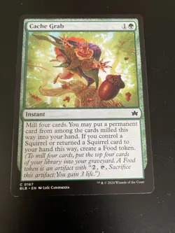 MTG Cache Grab Bloomburrow Regular Card MINT C 0167 Unplayed - Image 1