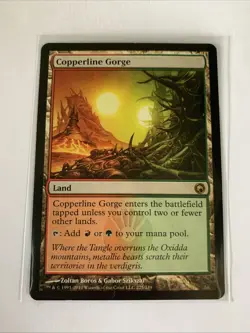 MTG (225/249) - Copperline Gorge - Basic Land Card (non-foil) NM - Image 1