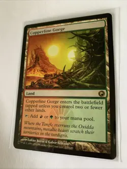 MTG (225/249) - Copperline Gorge - Basic Land Card (non-foil) NM - Image 2