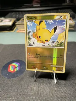 [LP] Pikachu 61/90 Undaunted 2010 Reverse Holo Pokemon Card TCG - Image 1