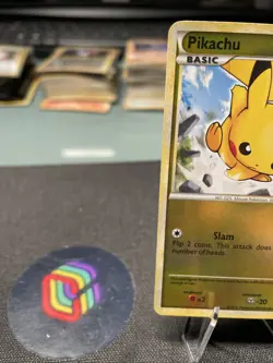 [LP] Pikachu 61/90 Undaunted 2010 Reverse Holo Pokemon Card TCG - Image 2