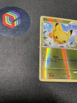 [LP] Pikachu 61/90 Undaunted 2010 Reverse Holo Pokemon Card TCG - Image 5
