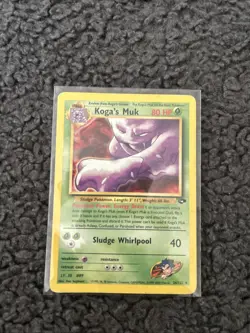 Koga's Muk 26/132 Gym Challenge 1st edition Pokemon Card Moderately Played MP - Image 1