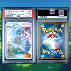 PSA 10 Kahili SR 065/060 SM7a Thunderclap Spark Pokemon Card Japanese 2018 - Image 2