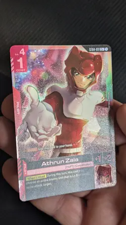 Athrun Zala ST04-11 C+ Alt Art Gundam Card Game SEED Strike - Image 3