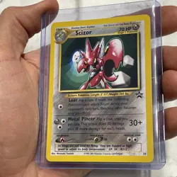 Pokemon Scizor #33 Black Star Promo Rare Vintage Pokemon Card - NM/MT Nintendo - Image 2