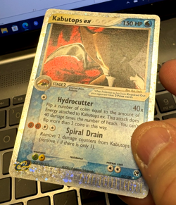 Pokemon TCG- Kabutops ex- 97/100- Holo Rare- Pokemon Sandstorm- MP Card - Image 3