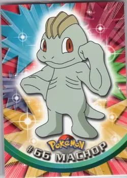 Pokemon tv animation edition Topps #66 Machop Near Mint - Image 1