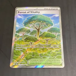 Pokemon TCG Forest of Vitality POR 109/088 Full Art Trainer Foil English - Image 1