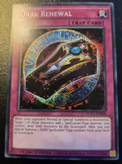 Dark Renewal YGLD-ENB00 Limited Edition Secret Rare Yugi's Legendary Decks - Image 1