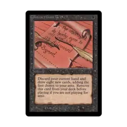 WOTC MtG Beta Contract from Below (R) EX - Image 1