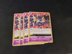 x4 Playset Megaton Nine-Tails Rush OP07-078 C One Piece 500 Years in the Future - Image 1