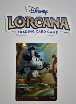 Disney Lorcana Fabled Enchanted Mickey Steamboat Pilot English Rare - Image 1