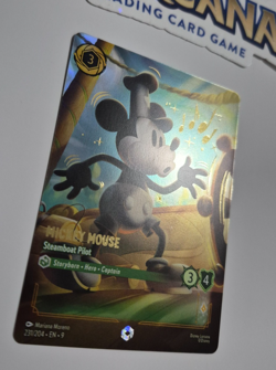 Disney Lorcana Fabled Enchanted Mickey Steamboat Pilot English Rare - Image 2