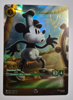 Disney Lorcana Fabled Enchanted Mickey Steamboat Pilot English Rare - Image 4