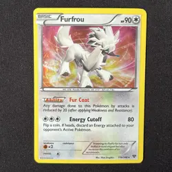Furfrou 114/146 Cosmos Holo XY Blister Exclusive Promo Pokemon Card - Image 2
