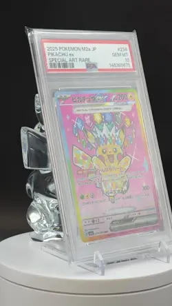 PSA 10 Pikachu ex SAR 234/193 MEGA Dream ex M2a Japanese Pokemon Card 2025 - Image 2