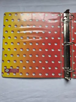 Vintage 1999 Plymouth 3 Ring Card Binder Nintendo Pokemon Pikachu Ash and crew - Image 2