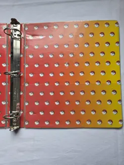 Vintage 1999 Plymouth 3 Ring Card Binder Nintendo Pokemon Pikachu Ash and crew - Image 3