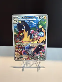 Pokemon TCG Iono's Kilowattrel Card Journey Together IR 163/159 - Image 1