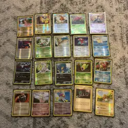 Vintage Pokemon Mid-Era Card Lot Of 25 2007-2009 Reverse Holo Rares - Image 1
