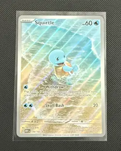 Pokemon Squirtle SIR Holo Card TCG SV Scarlet & Violet 151 Series 170/165 - Image 1