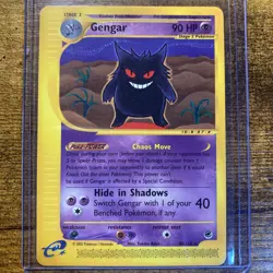 Pokemon TCG Gengar Expedition 2002 Non-Holo Card 48/165 LP - With Top Loader - Image 1