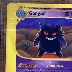 Pokemon TCG Gengar Expedition 2002 Non-Holo Card 48/165 LP - With Top Loader - Image 2