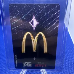 RUMI - Kpop Demon Hunter - Holographic Card- McDonald's Trading VIP Card! RARE - Image 4