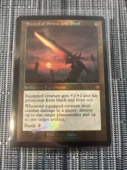 Sword of Sinew and Steel - Retro - FOIL - Modern Horizons - NM - MTG - Image 1