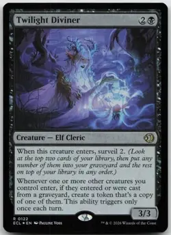 Lorwyn Eclipsed RARE ** Twilight Diviner ** FOIL NM - Image 1