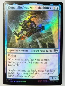 Magic the Gathering - Donatello, Way with Machines Foil 38 - Image 1