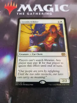 MTG. Leonin Arbiter. Foil. Double Masters 2022. Pack Fresh - Image 1